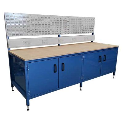 Workshop Workbench with Cupboards (HDB-36)